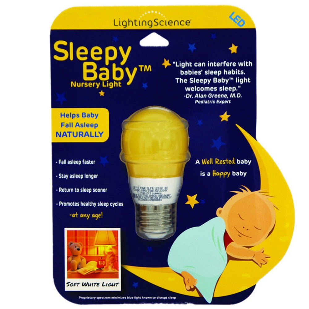 Lighting Science Sleep Baby LED Nursery Sleep Aid Light Bulb, P15