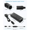 thumbnail image 2 of ALITOVE AC to DC Converter 12V 10A 120W Power Supply Adapter with Car Cigarette Lighter Socket 100V ~ 240V, 2 of 7
