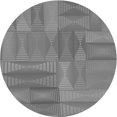 thumbnail image 1 of Ahgly Company Machine Washable Indoor Round Transitional Dim Gray Area Rugs, 3' Round, 1 of 1