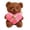 A, variant on Soft Bear Plush with Hat and Bow Tie, Cuddly Stuffed Animal for Home Decor, Huggable Bear Toy for Birthdays and Special Occasions, Decorative Figurine