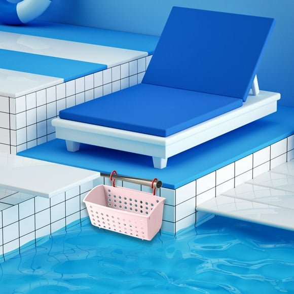Clearance! Swimming Pool Hanging Basket Household Kitchen Small Hanging Basket Bathroom Rack Can Be Hung Toilet Wall-mounted Plastic Hanging Storage Artifact Basket Wish List Warehouse Deals Sale #85