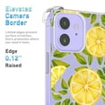 thumbnail image 4 of Yellow Lemons Clear Case for iPhone 12,Aesthetic Art Design Case for Men Women,Unique Soft Transparent TPU Bumper Case Cover, 4 of 5