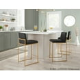 thumbnail image 2 of LumiSource Fuji High Back 26" Fixed-Height Counter Stool - Set of 3, 2 of 6