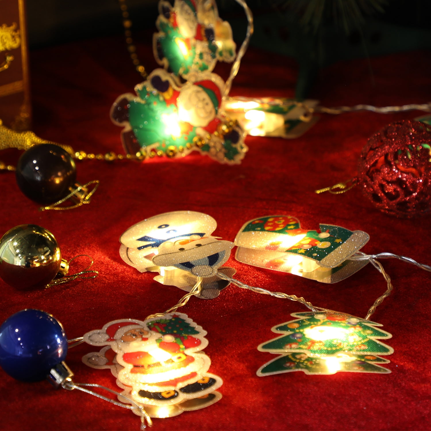 20 LEDs Christmas Fairy Lights, Battery Operated Decoration String Lights