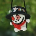 thumbnail image 5 of Adornos para coche, colgante de calavera oscilante, fantasma oscilante con sombrero negro, adornos de esqueleto para espejo retrovisor de coche, decoración de regalos de cumpleaños, amuleto colgante, 5 of 5