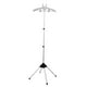 thumbnail image 1 of Soporte para plancha de vapor, perchero para planchar ropa plegable gris, 1 of 9