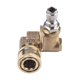 thumbnail image 3 of KDJ Pressure Washer Pivoting Coupler, 1/4” Quick Connect Gutter Cleaner Attachment, 120 Degree with 5 Angles for Power Washer Spray Nozzle, 3 of 9
