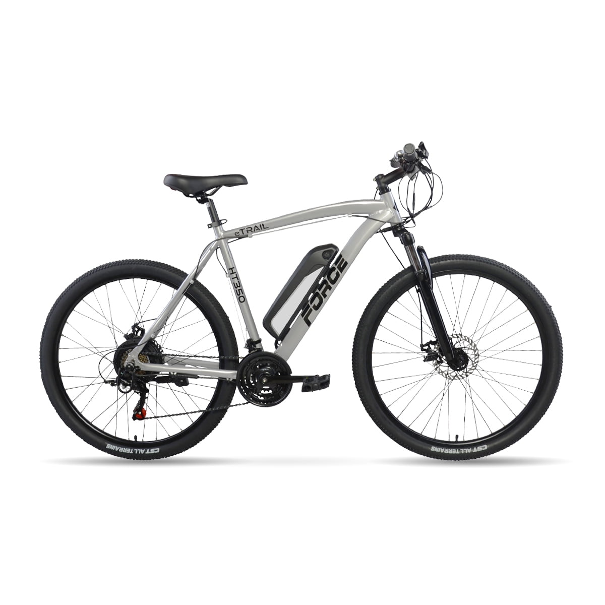force E-Trail HT350 Rear Hub Motor 27.5 Electric MTB Bicycle Small, Medium, Silver