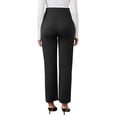 thumbnail image 3 of Pantalones de maternidad de pierna ancha para mujer INSPIRE CHIC, elásticos sobre la barriga, con bolsillos, color negro, talla X-Large, 3 of 6
