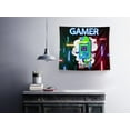thumbnail image 2 of Awkward Styles Gamer Tapestry Wall Hanging Gamer Boy Kids Home Decor, 2 of 2
