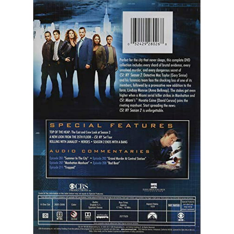 Csi: Ny - Complete Second Season [DVD] 【公式通販】