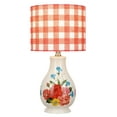 thumbnail image 4 of The Pioneer Woman Sweet Rose Table Lamp, Red Gingham Shade, 4 of 6