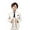 Beige, variant on Lycody Boys Formal Slim Suit 3 Piece Ring Bearer double-breasted Suit Slim Fit Peak Lapel Toddler Suits Kids Teen Tuxedo Wedding Outfit for Party Prom Elegant, Graduation ceremony
