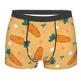 thumbnail image 5 of Uemuo Love Carrot Pattern Men's Boxer Briefs,Trunk Anti-Chafing,Comfortable, Durable, and Stylish Underwear-Small, 5 of 9