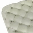 thumbnail image 5 of Homebeez Middle Century Upholstered Tufted Coffee Table with Padded Seat, Large Square Ottoman for Living Room Home Office, 5 of 5
