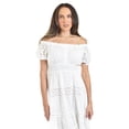 thumbnail image 4 of Vestido campesino Roman Fashion /Tallas Extras, 022 (Blanco) blanco EG, 4 of 5