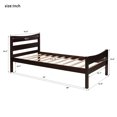 thumbnail image 7 of Twin Size Wood Platform Bed with Headboard and Wooden Slat Support, 7 of 7