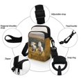 thumbnail image 5 of HELLHERO Guinea Pig Floral Design Adults Women Messenger Bag, with Shoulder Strap, Travel Daily Use, 5 of 7