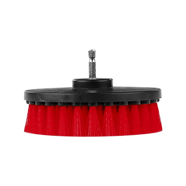 Fiudx Juego de Cepillos de Limpieza para Taladro, Cerdas de Nailon de 10 Cm, Eje de Cambio Rápido, Ideal para Bañeras, Juntas, Suelos, Azulejos E Inodoros, Herramienta de Limpieza Multiusos para Uso