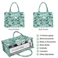thumbnail image 2 of Large Capacity Tote Bag,Cute Pitbull Terriers Dog and Coffee Handbag Fashion Luxury Tote Bag,15.7"x13"x 5.1" Inches,Laptop Compatible, 2 of 6