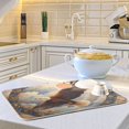 thumbnail image 6 of Eagle Fly in Sky Dish Drying Mat 16x18 Absorbent Microfiber Draining Rack Pad for Kitchen Counter Sink, 6 of 8