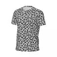 thumbnail image 5 of T Shirt For Men Animal Gym T-Shirt Black and White Leopard Print Fashion T-Shirts Male Classic Tee S, 5 of 7