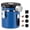 Blue, variant on ShanSon Coffee Canister Airtight, Stainless Steel Bean Storage Container with Date Tracker & Scoop, Grounds Sugar Flour Tea Cereal Fits Kitchen Pantry, Ideal Gift for Coffee Lovers,12oz,Silver