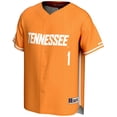 thumbnail image 2 of Men's GameDay Greats #1 Tennessee Orange Tennessee Volunteers Lightweight Baseball Jersey, 2 of 4
