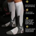 thumbnail image 2 of Hehanda Professional Sports Calf Socks - Long Tube Compression Socks for Mountain Climbing and Cycling, 2 of 7