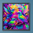 thumbnail image 1 of Cuadros Decorativos 5D bricolaje ronda completa taladro diamante pintura pájaro Kit arte decoración del hogar (A7187) Wdftyju embutido en tela, 1 of 6