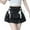 Skirt 255# Black, variant on Women's Stretchy Denim Tiered Ruffles Skirt Fashionable High Waist A Line Flared Midi Skirt with Elastic Waistband Casual Outfits