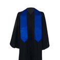thumbnail image 4 of GraduationMall Unisex Adult Plain Graduation Stole 60" Royal, 4 of 4