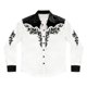 thumbnail image 2 of Camisetas de Navidad de Manga Larga de los Hombres Imprimir de Moda Casual Manga Larga Turndown Collar Blusa para Primavera Invierno Al Aire Libre Diario, 2 of 4