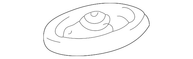 Genuine OE Toyota Coil Spring Insulator (Left, Right, Front, Upper) - 48044-02050