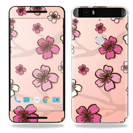 MightySkins HUNEX6P-Cherry Blossom Skin for Huawei Nexus 6P Wrap Cover Sticker - Cherry Blossom