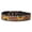 Brown & Sunflower with Buckstitch, variant on Hilason Sunflower Floral Hand Tooled Strong Genuine Leather Dog Collar Black/Tan Small