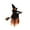 Orange, variant on XIEULQP Halloween Witches Outdoor, Witches Holding Riding with Broom, Witch Decorations with Glowing Face for Yard Garden Outside Lawn Porch