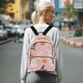 thumbnail image 7 of FORMRS Mini Backpack Purse for Women Travel Daypack Casual Shoulder Bag, Cute Pink Halloween, 7 of 7
