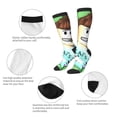 thumbnail image 4 of Gokiu Roblox Womens Athletic Knee High Socks Outdoor Sport Socks Casual Tube Socks, 4 of 7