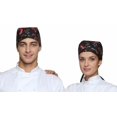 thumbnail image 3 of Men Women Chefs Hat Cap Kitchen Catering Skull Cap Ribbon Cap Turban, 3 of 3