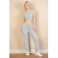 thumbnail image 5 of French Terry Tank Top and Joggers Set with Elastic Waist, 5 of 7