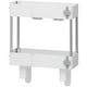 thumbnail image 2 of Estante de Baño Sin Perforaciones Sobre El Inodoro | Organizador de 2 Niveles de Acero Inoxidable y Plástico | Barandillas Elevadas con Diseño Antideslizante | Instalación con Ventosa Sin Taladrar |, 2 of 6