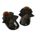 thumbnail image 1 of Baby Girl Princess Flats Ribbon Bow Decor Non-Slip Soft Sole Shoes Princess Fashion, 1 of 8