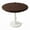 Brown, variant on TOPCHANCES Fitted Round PVC Tablecloth 35 Inch, Waterproof Oil-Proof Vinyl Table Cover for Kitchen Dinning Room Picnic Holiday Party Decoration (Gray)