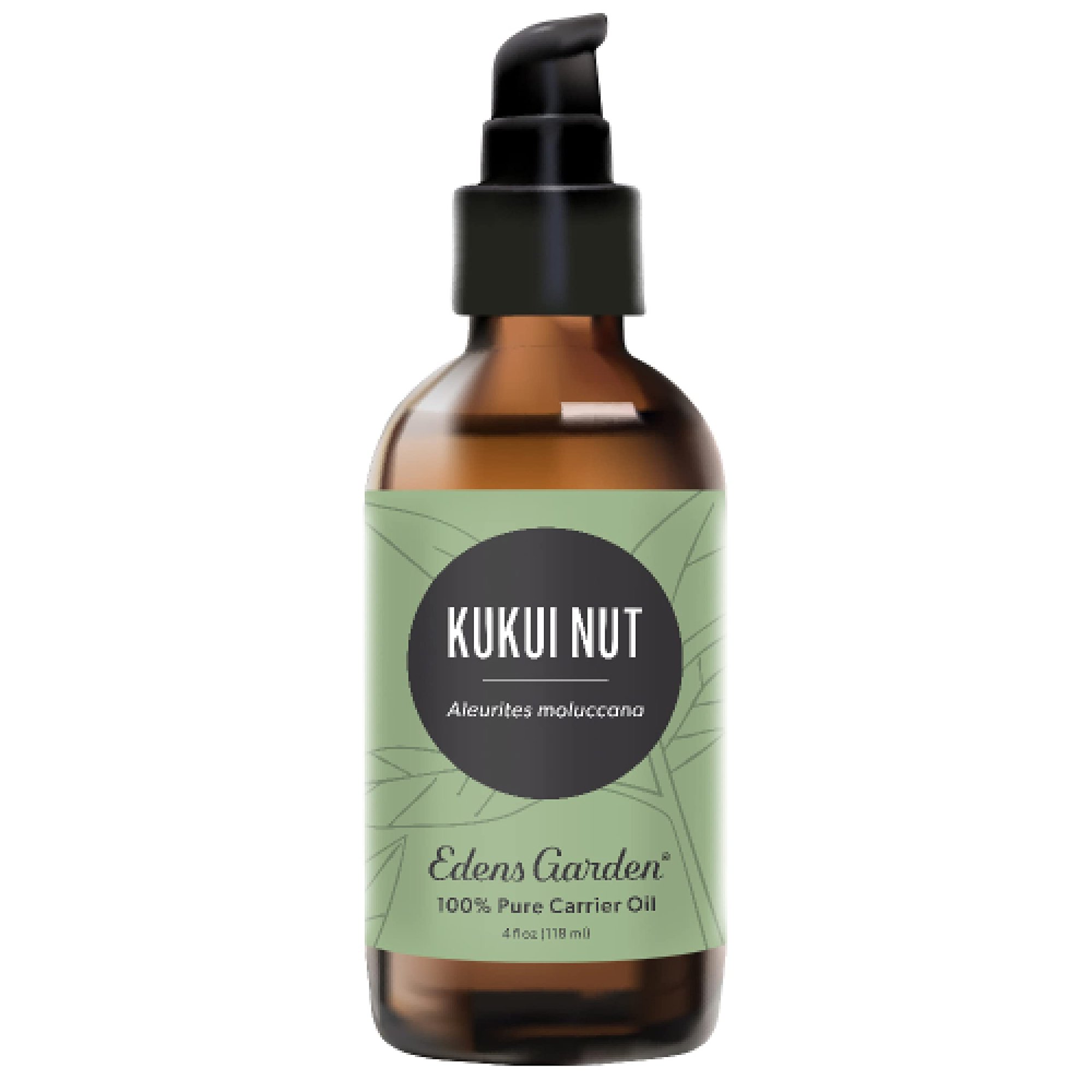 Edens Garden Kukui Nut Carrier Oil- 100% Pure Premium Cold Pressed & Hexane Free, Natural Moisturizer For Face, Skin, Hair & Nail Care- Great For Diluting Essential Oils & Soap Making 118ml (4 fl oz)