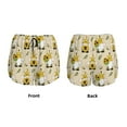 thumbnail image 5 of Picia Gnomes Bees And Sunflowers Pattern Women's 2 in 1 Athletic Running Shorts High Waisted Workout Casual Gym Sweat Shorts with Comfy Liner Zipper Pockets-X-Large, 5 of 9