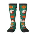 thumbnail image 1 of Fotbe Cartoon Turkey Calcetas Divertidas Estampadas para Hombre y Mujer, Calcetas de Algodón hasta la Rodilla para Caminar, Correr, Enfermería y Embarazo, 1 of 6