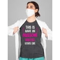 thumbnail image 2 of Awesome Dentist Looks Like T-Shirt Women -Smartprints Designs, Female x-Large, 2 of 4