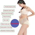 thumbnail image 2 of Cinturón para mujer embarazada Cinturón de maternidad negro de 120 cm para soporte lumbar y abdominal: soporte para cinturón de maternidad para nueva madre antes y después del parto Reducir el dolor Sincero Electrónica, 2 of 5