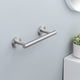 thumbnail image 2 of Laklulu GDRHVFD | Toallero de baño de acero inoxidable, toallero de pared, toallero de cocina cepillado, 23 cm (plata), 2 of 5